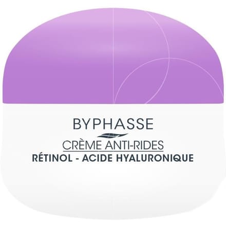 Byphasse, Crème Anti-Rides, Anti-Rides, Crème, Pour le Visage, 50 ml
