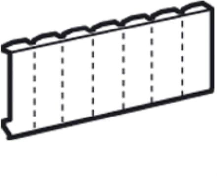 Verdeelstrip 18 Modules Wit voor Installatiekasten