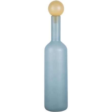 Present Time - Vaas Alegre Botellin Large - Soft blue & soft yellow