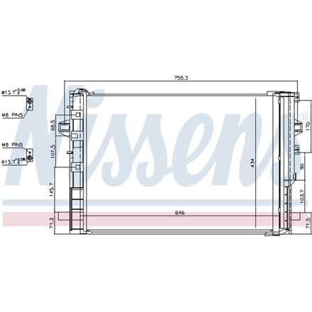 Condensor, airconditioning NISSENS 940322