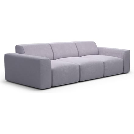 3-zitsbank Nina ribstof | NADUVI Collection