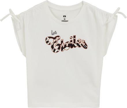 WE Fashion Meisjes T-shirt met embroidery