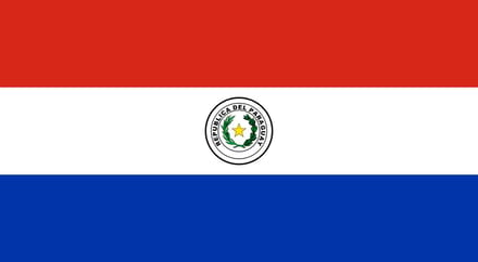 Vlag Paraguay 300x450cm