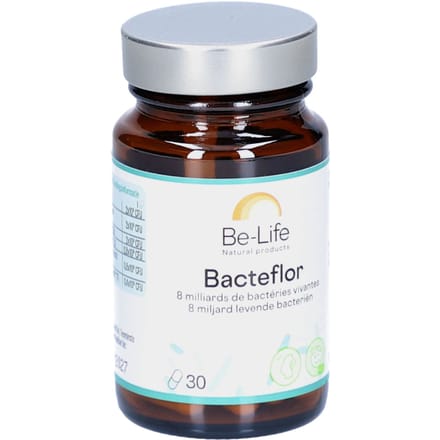 Be-Life Bacteflor | vervangt Be-Munitas Magnum Probiotica formule 30 Harde capsules