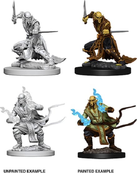 D&D Nolzur's Marvelous Miniatures - Githzerai – 2 miniaturen
