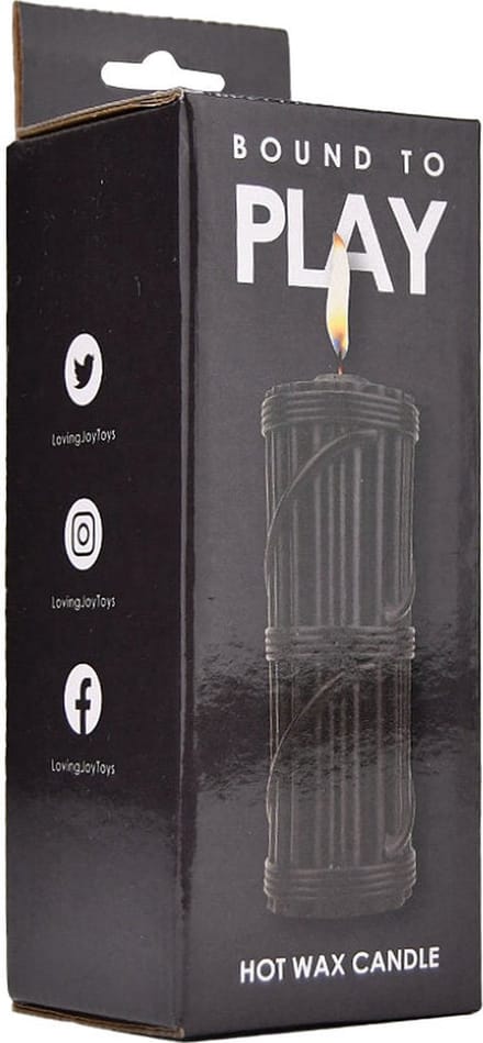 Power Escorts Bound to Play - N12143 - Hot Wax Candle Black Candle Low Temperature