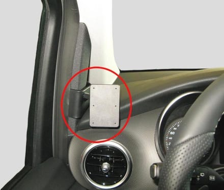 Brodit ProClip houder geschikt voor Mercedes Benz V-Klasse 2016-2024 Left mount