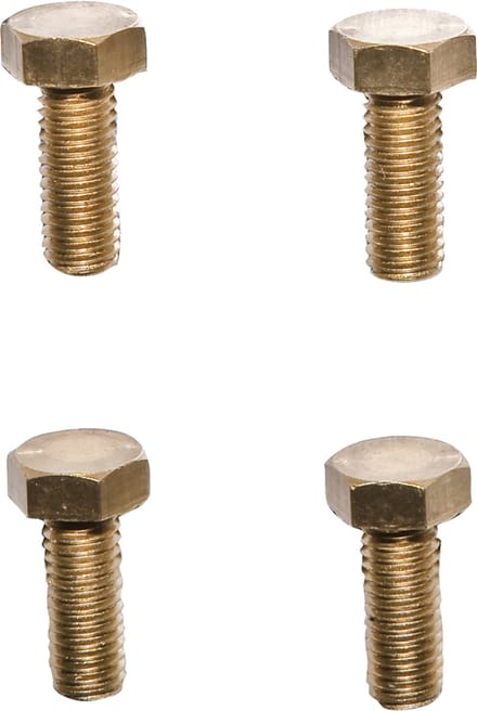 Sera Schroeven uit messing (1 set á 4 stuks)