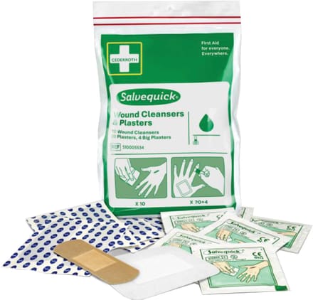 CEDERROTH Salvequick Wondreiniger & Pleisters, in zakje