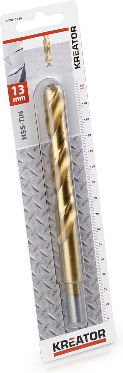 Kreator - KRT010224 - Hss tin metaalboor - Ø 13x151mm