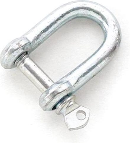 D-sluiting M8 RVS 28x16mm