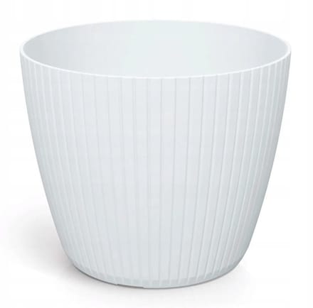 Prosperplast Lamia - Bloempot - Wit - 13,8x11,5 cm - Kunststoff
