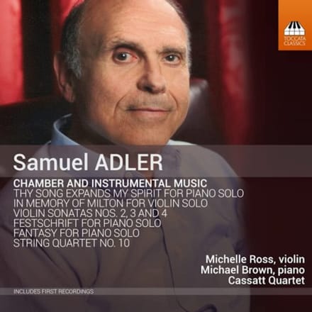 Michelle Ross, Michael Brown, Cassatt String Quartet - Adler: Chamber And Instrumental Music (CD)