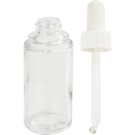 Glazen fles met pipet