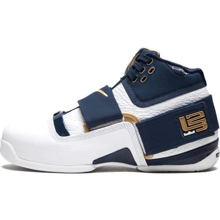 Nike LeBron Soldier 1 25 Straight Heren Sneakers Blauw middernachtblauw wit AO2088-400 43 white