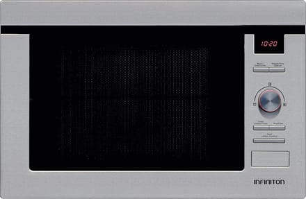 Inbouw Magnetron met Grillfunctie 25 Liter RVS Digitale Bediening