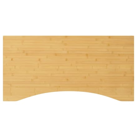 vidaXL - Bureaublad - 110x55x4 - cm - bamboe