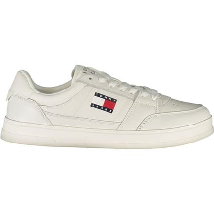 Tommy Hilfiger Witte Leren Sneakers voor Mannen