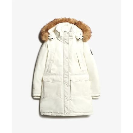 Superdry - Everest parka van imitatiebont - Dames - Gewatteerde jassen