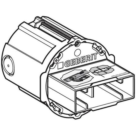 Geberit replacement installation set for pushbutton remote control 242.949.00.1