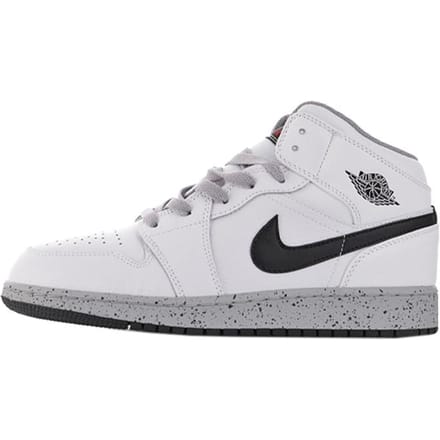 Jordan 1 Mid White Cement GS 554725-115 35.5