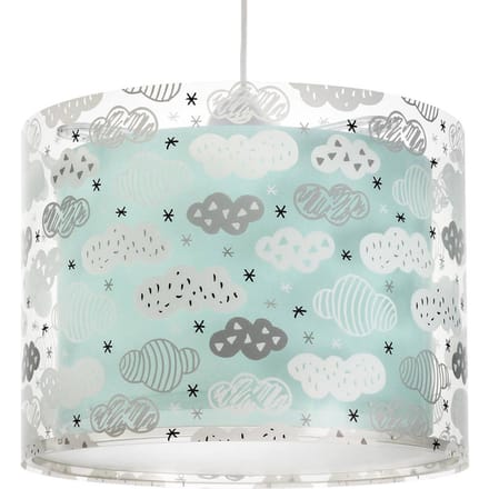 Dalber hanglamp CLOUDS voor de kinderkamer, blauw