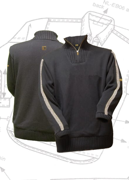 Beckum Workwear EBTR02 Schipperstrui Navy M