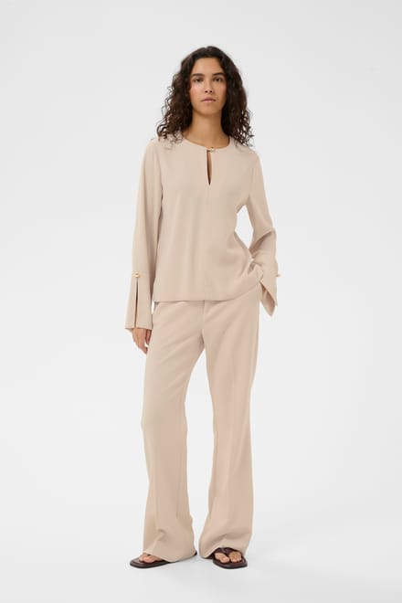 INWEAR Celiahiw Blouse Dames - Jurken - Ecru - Maat 38