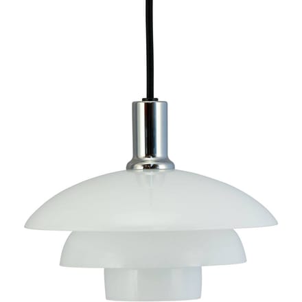 Dyberg Larsen Morph hanglamp, opaal, Ø 21 cm, glas
