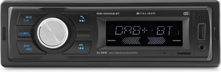 Caliber Autoradio met Bluetooth - DAB - DAB+ - USB, SD, AUX, FM - 1 DIN - Enkel DIN - Handsfree bellen - Muziek streamen met Bluetooth (RMD034DAB-BT)