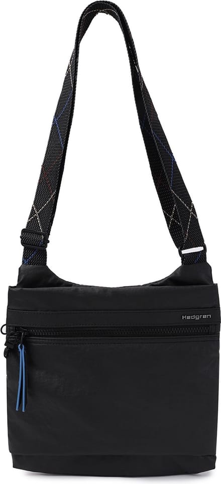 Hedgren Schoudertas Inner City Faith Crossover RFID with Safty Hook Creased Black Zwart