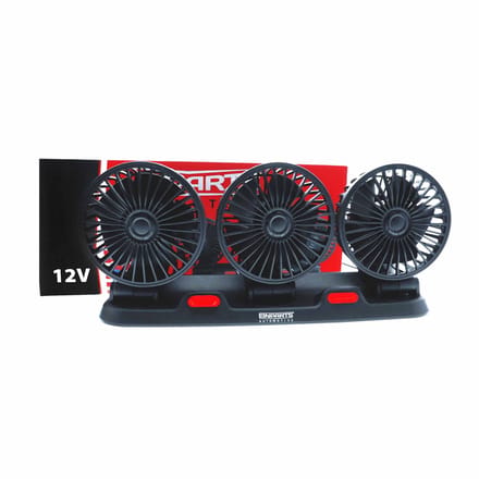 Einparts Drievoudige Ventilator Voor 12V Auto's Met Instelbare Bedrijfsmodi