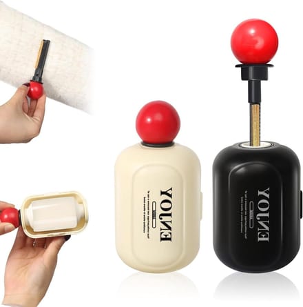 Wasbare Pluisroller - Herbruikbare Gel Roller - Kleding Reinigen - 2 In 1 Design - Handmatig Gebruik - Wit Zwart