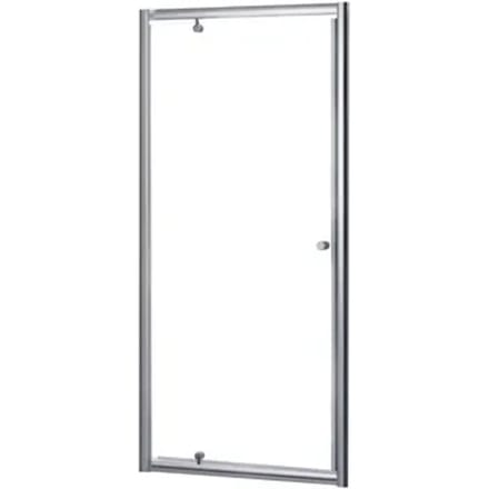 Aquavive - Douchedeur Zanzibar 80 X 190cm - Chroom Profiel - 5 Mm Helder Glas