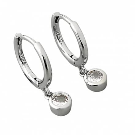 Zilver Oorringen - Zirkonia - Charme Bijoux