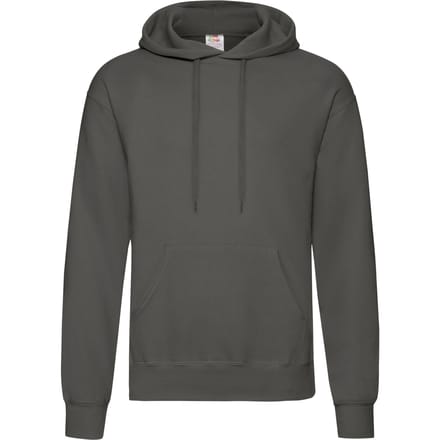 Fruit Of The Loom Heren Sweatshirt Met Capuchon / Hoodie (Licht Graphite)