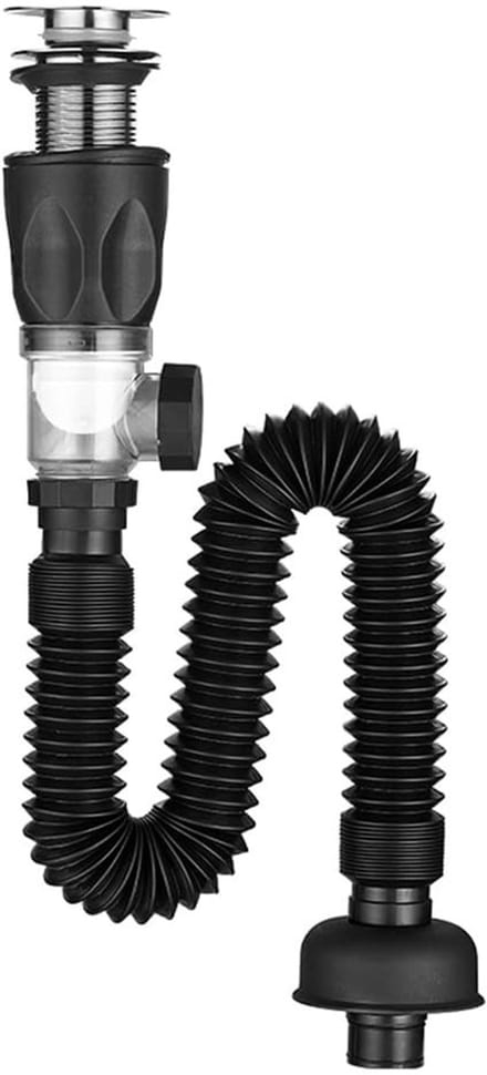 Dailygoody - Wastafelafvoerset - Ruimtebesparende sifon - 80 cm