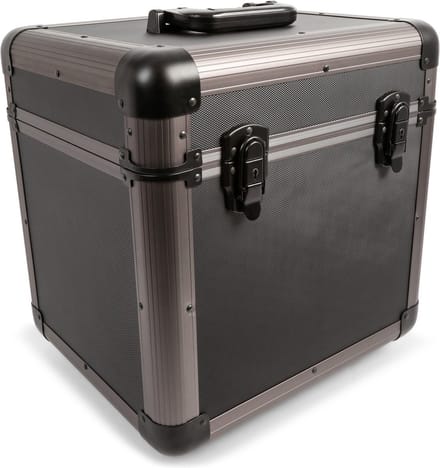 Platenkoffer - Power Dynamics platenkoffer RC100 voor 80 platen - Titanium