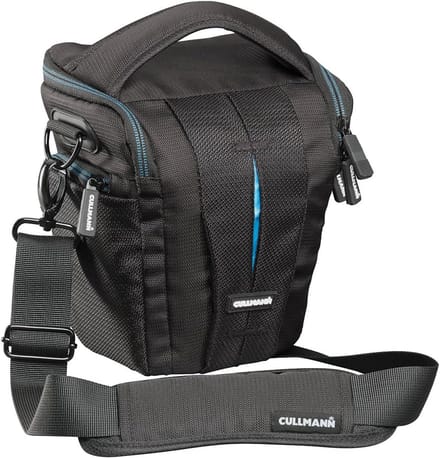 Camera Case for Medium-sized DSLR Cameras - Versatile Interior Layout - Black