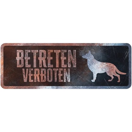 Nederlands collie waarschuwingsbord D&D Home