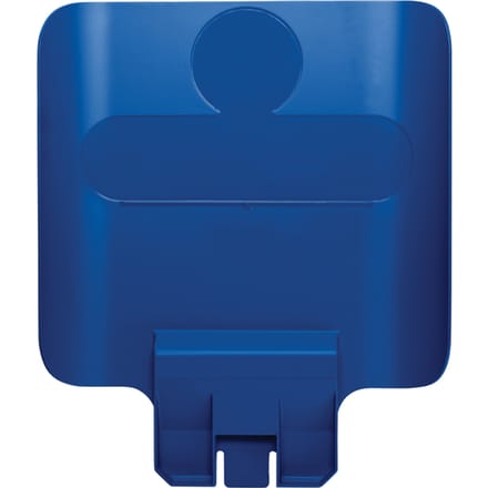 Rubbermaid - Afvalbak Paneel voor Slim Jim Recyclingstation - Blauw