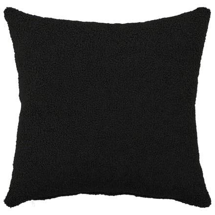 vidaXL - Kussensloop - 6 - pcs - HEERLEN - Zwart - 30 - x - 30 - cm - Bouclé