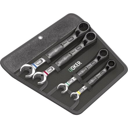 Wera 05020090001 Joker Switch Steek-ringratelsleutelset 4-delig Sleutelbreedte (metrisch) 10 - 19 mm