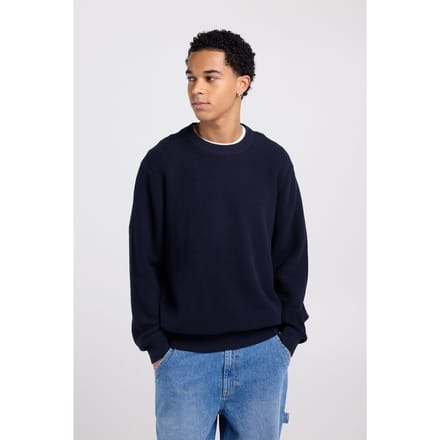 America Today Kurtis Crew Dark Blue Taglia: S | Maglioni a maglia Outlet | Uomo | Blu