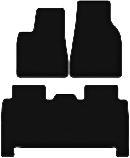 BASIC zwarte veloursmatten voor: Tesla Model X SUV (2016-)