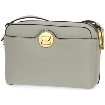 COCCINELLE Leren Schoudertas Liya Handbag Grained Leather Celad. Gr / War. Ta Mintgroen
