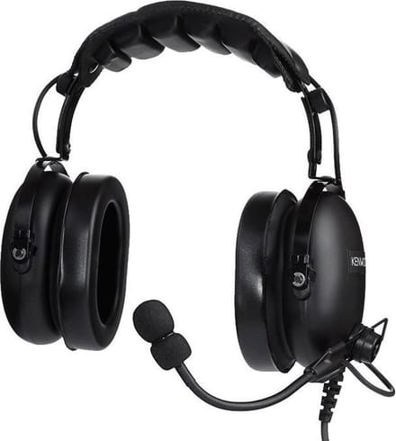 Kenwood KHS-10D-OH Nieuwe Geluidreducerende hoofdtelefoon & mike TK-3401D en TK-3501