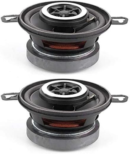 Set van 2 Auto Luidsprekers - 3,5 inch Coaxiale Units met Krachtig Geluid