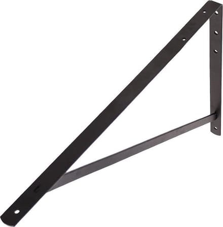 Wovar Plankdrager Zwart Metaal 40 x 60 cm | Per Stuk