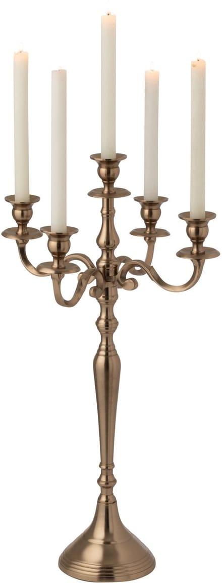 J-Line kaarshouder - aluminium - roségoudkleurig - small